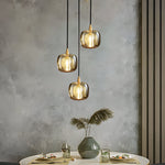 Long Spiral Cubes Crystal Pendant Light Dimmable Chandelier For Staircase