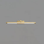 Luxe Brass Walnut Linear Wall Light