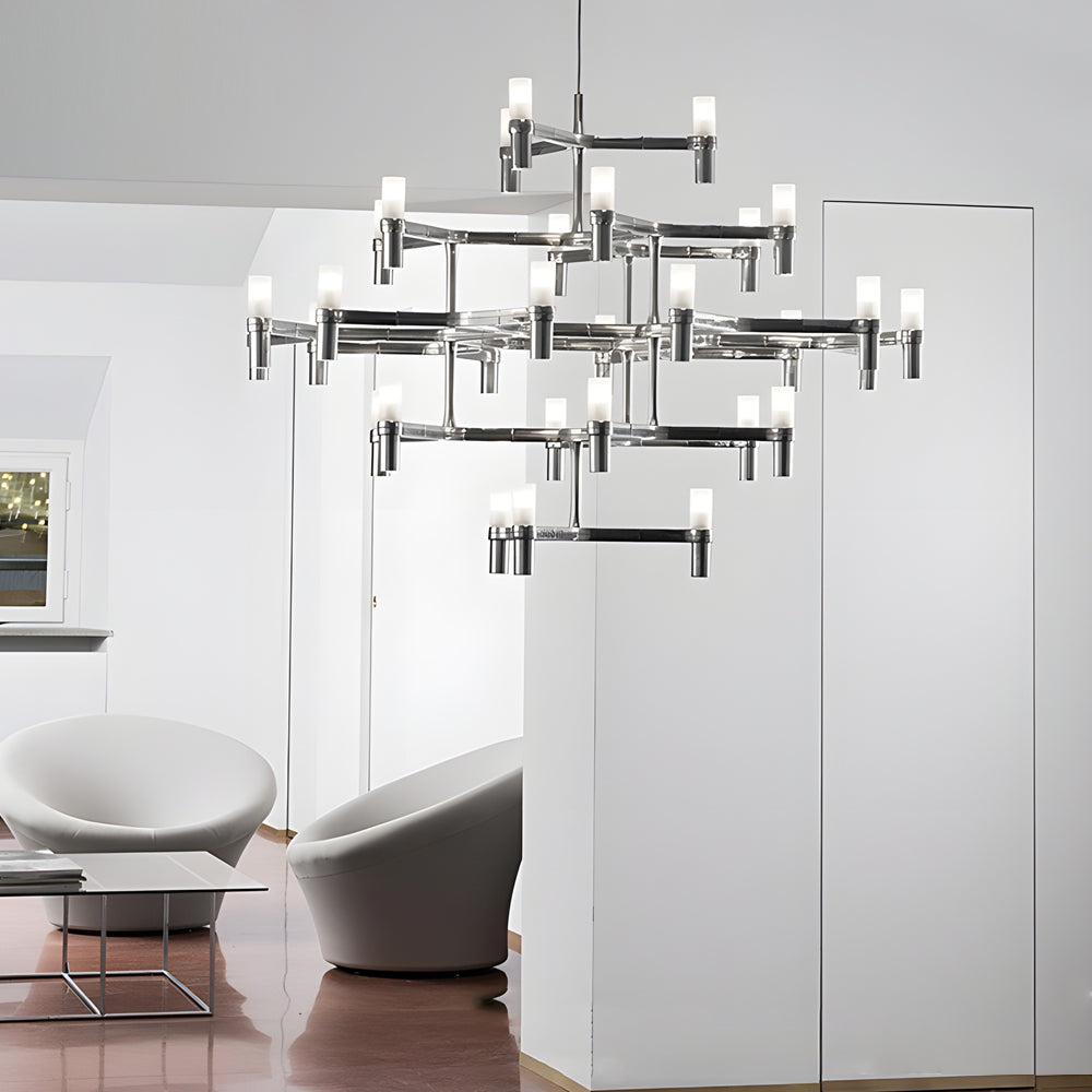 Creative Metal Special Shaped Geometric Led Designer Nordic Chandelier