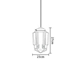 Vintage Frosted Glass Pendant Light