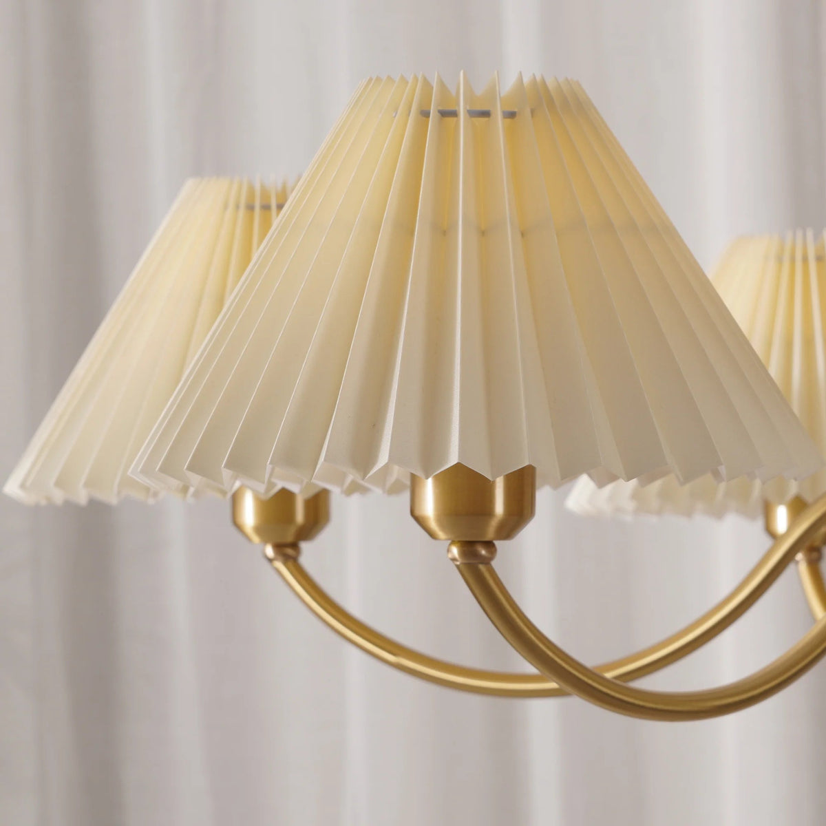 Pleated Elegance Chandelier