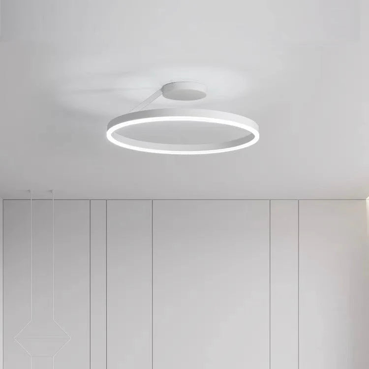 Sleek Round Nordic Ceiling Light