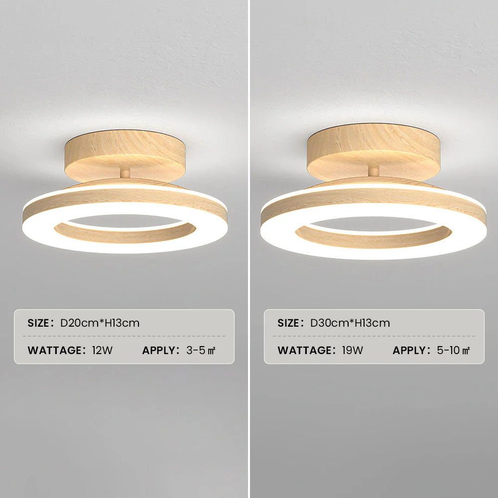 Nordic Minimalist Round Corridor Entrance Light Ceiling Fixture
