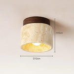 Modern Industrial Stone Wall Light