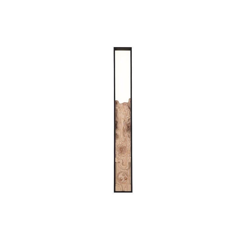 Topographic Lumen Wall Sconce – Sculptural Wood & LED Wall Light