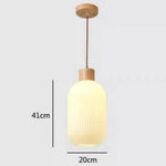 Antique Lantern Style Glass Pendant Lamp