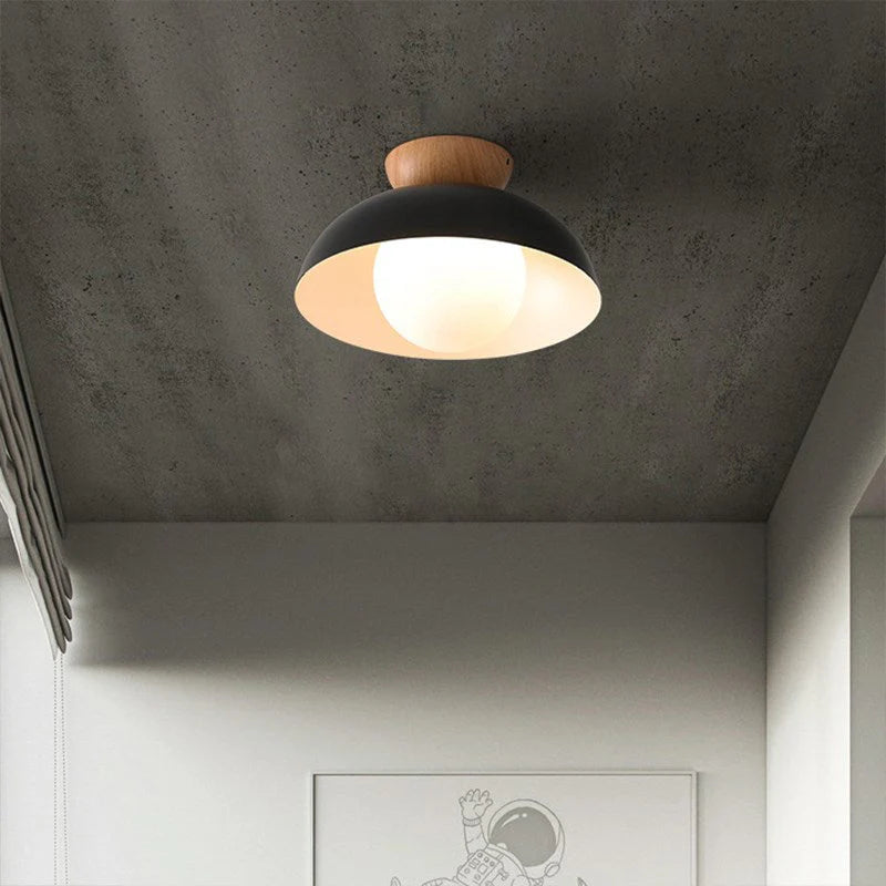 Industrial Chic Metal Ceiling Light