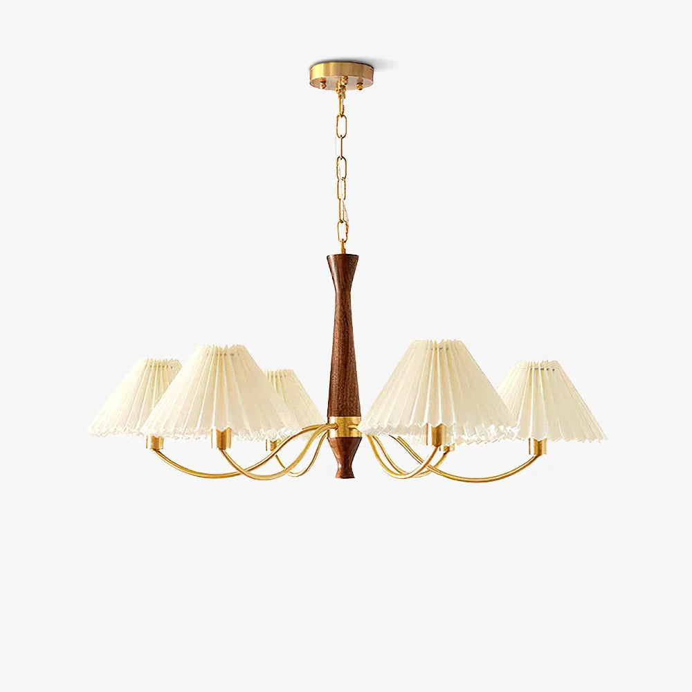Pleated Elegance Chandelier