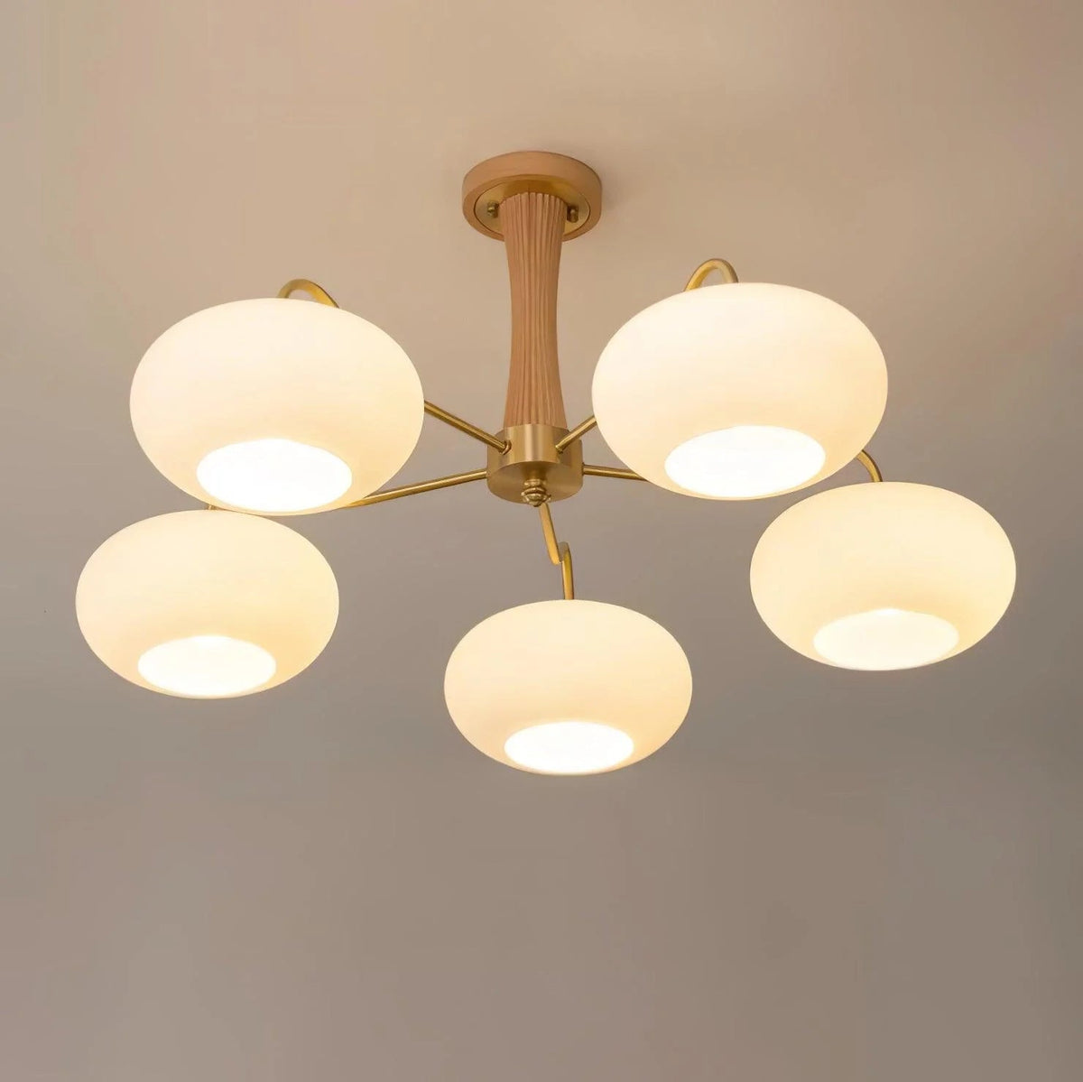 Golden Persimmon Chandelier