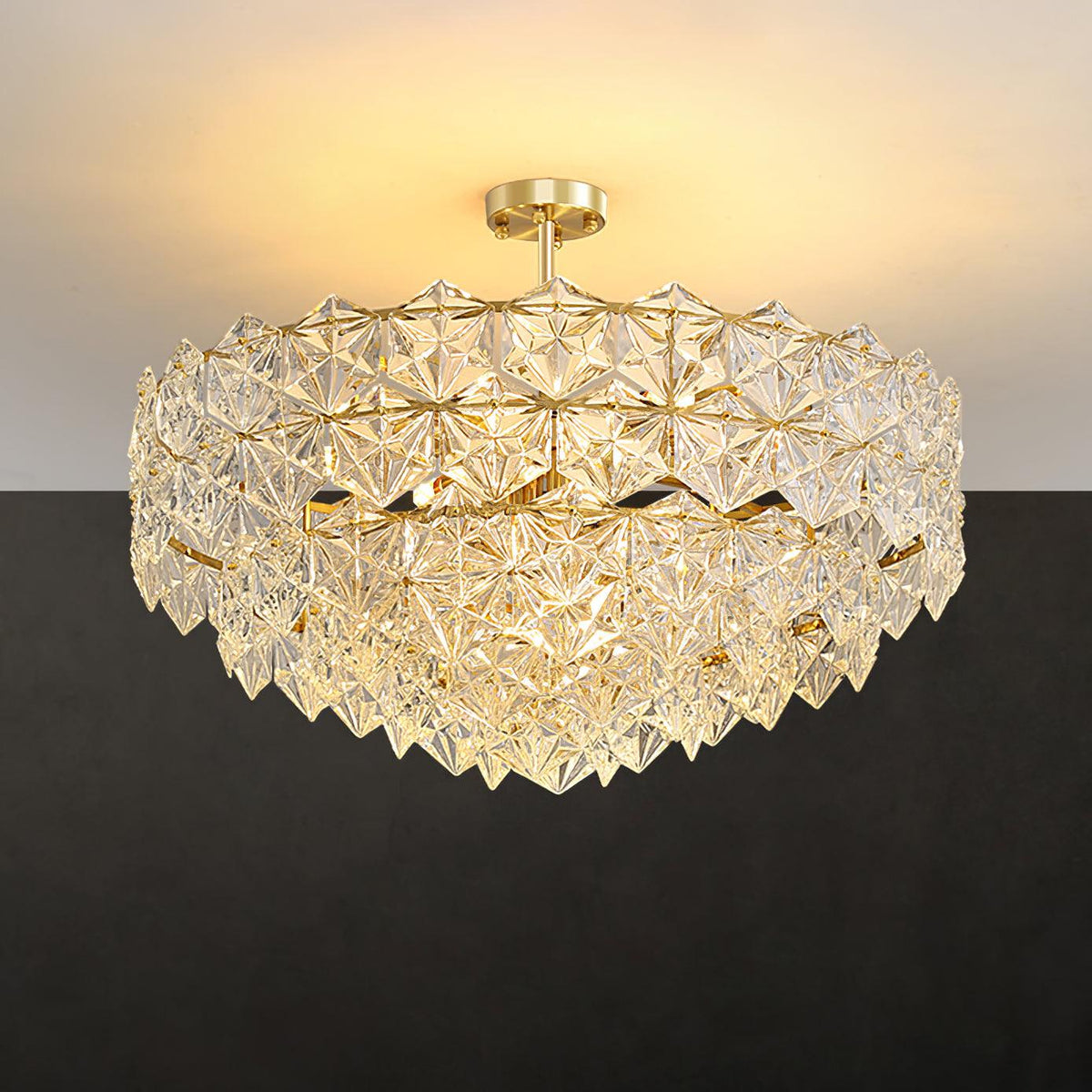 Crystal Frost Chandelier