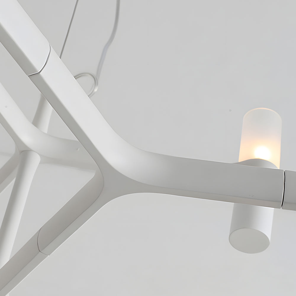 Creative Metal Special Shaped Geometric Led Designer Nordic Chandelier