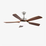 Lunet Ceiling Fan Light with LED, Modern Wooden Blades, 42" & 52" Options