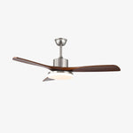 Lunet Ceiling Fan Light with LED, Modern Wooden Blades, 42" & 52" Options