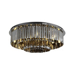Smoky Gray Crystal Ceiling Lights Ha099039