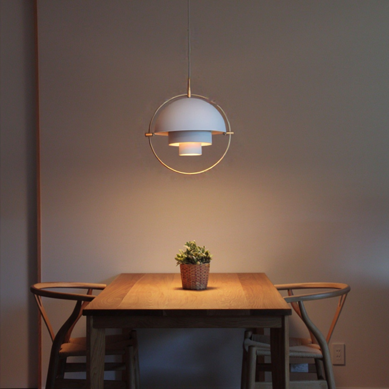 Creative Metal Ring Multi Layer Pendant Light