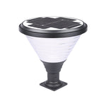 18 9 Inch H 1 Light Black Round Pier Mount Post Light
