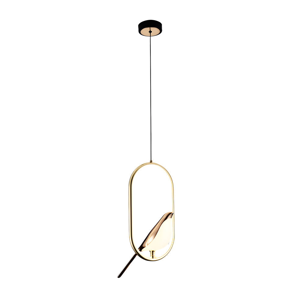 Modern Magpie Pendant Light Circle Oval Ring