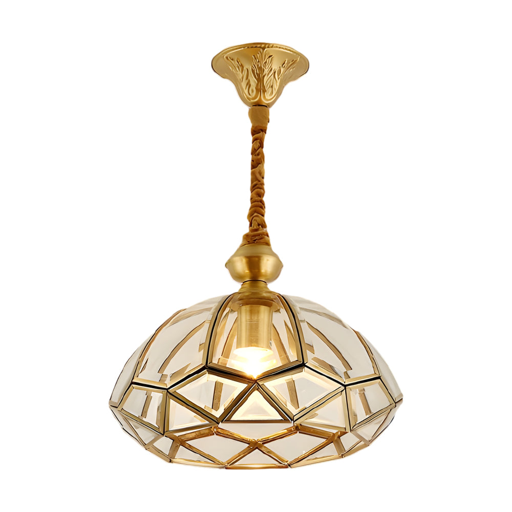 Classic Glass Flowers Elegant 3 Step Dimming European Style Chandelier