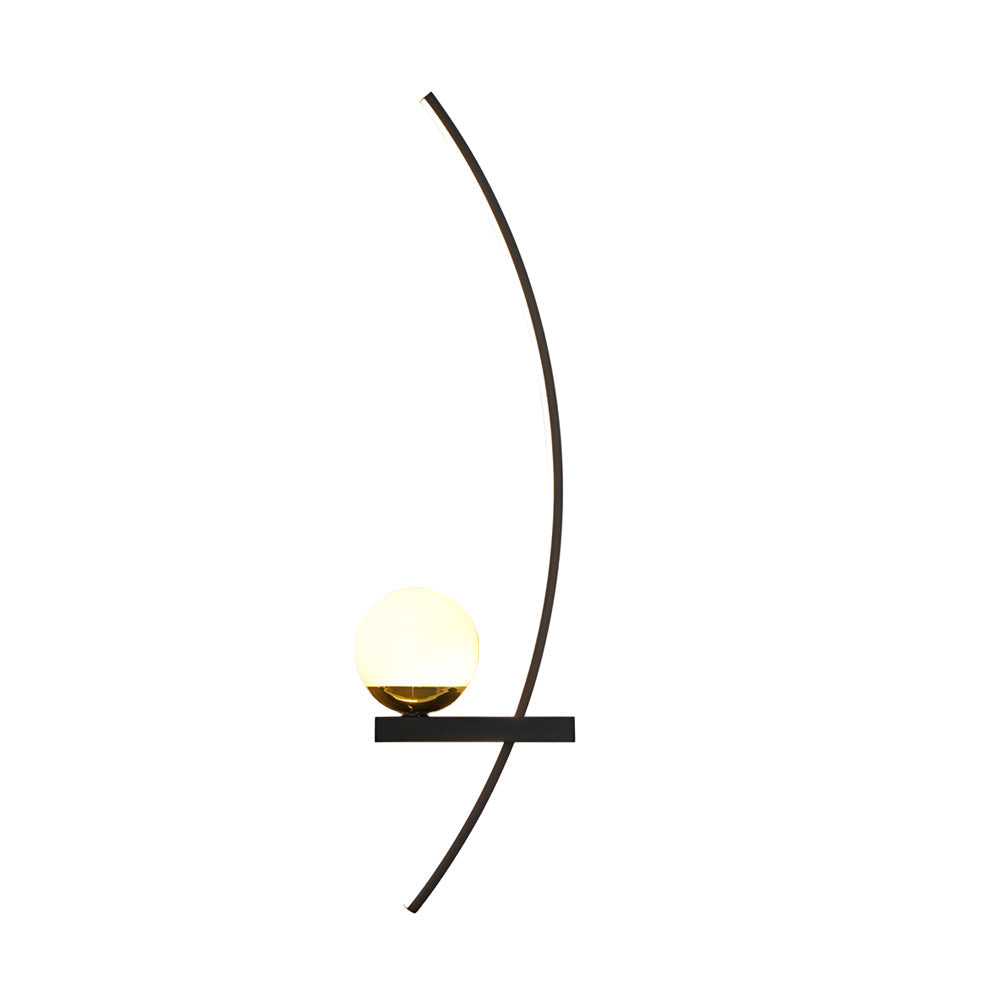 21 Curved Strip 3 Step Dimming Led Wall Sconce Lighting Wall Lamp