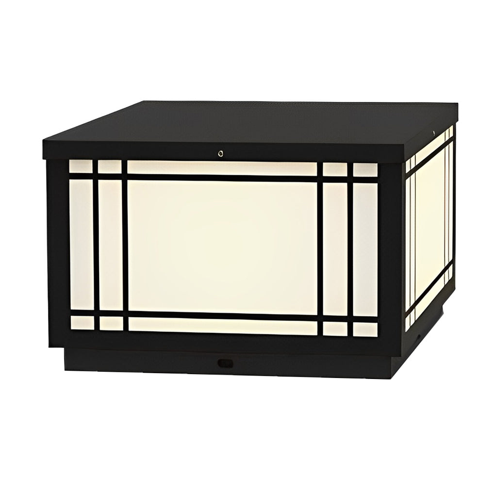 Retro Grilles Solar Fence Post Lights Li002326