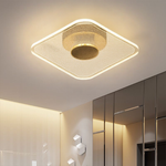 Modern Geometric Grain Ceiling Light