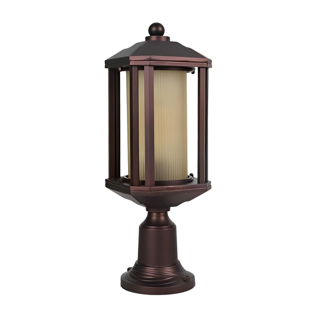 Retro Outdoor Pillar Lamp Ha082052