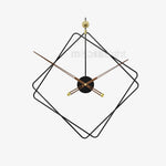 Quadratische Wanduhr