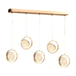Round 270 Rotating Acrylic Luxury 3 Step Dimming Modern Pendant Lights