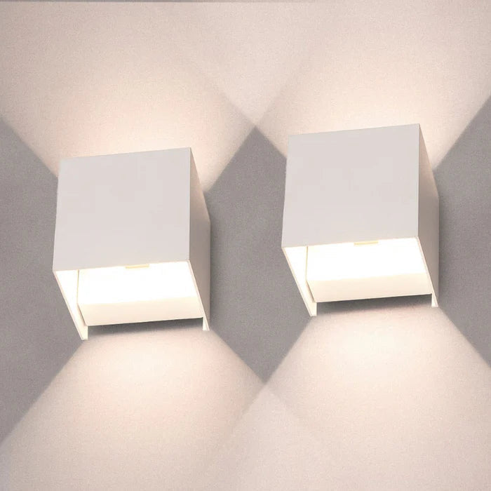 Modern Adjustable Cube Led Wall Light