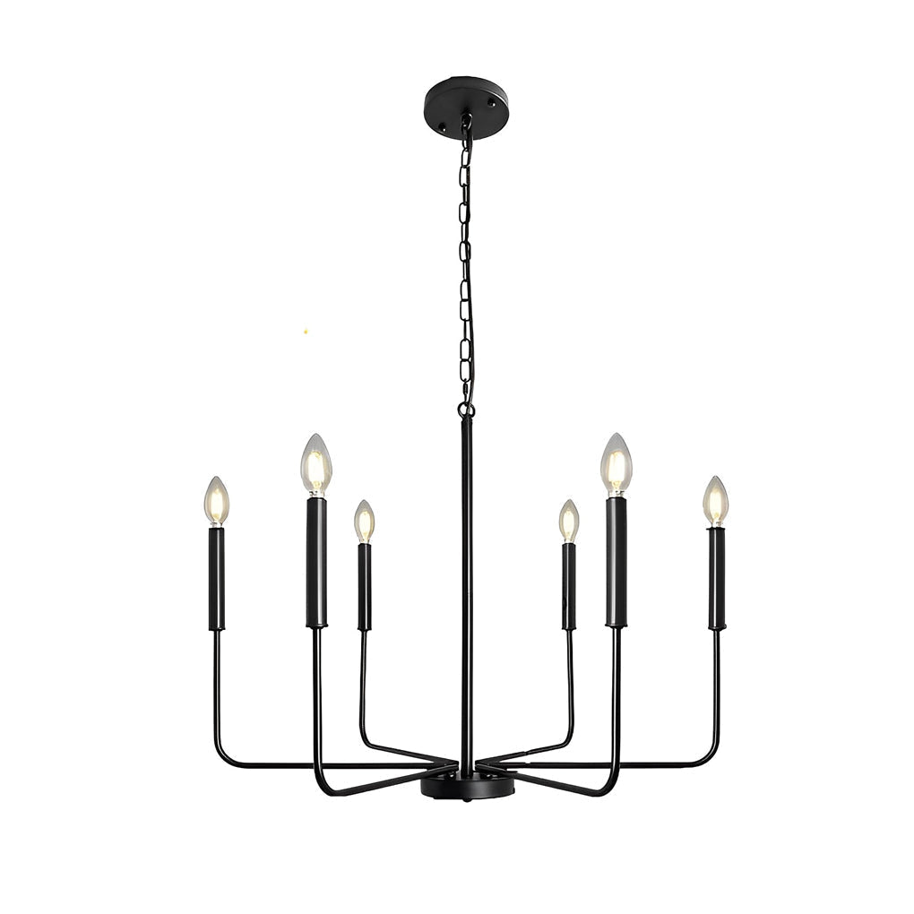 6 Lights Candlestick Chandelier Ha098569