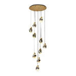 Spiral Duplex Staircase Chandelier Ha085019