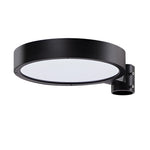 Round Waterproof Smart Remote Control Led Solar Lamp Post Top Lights
