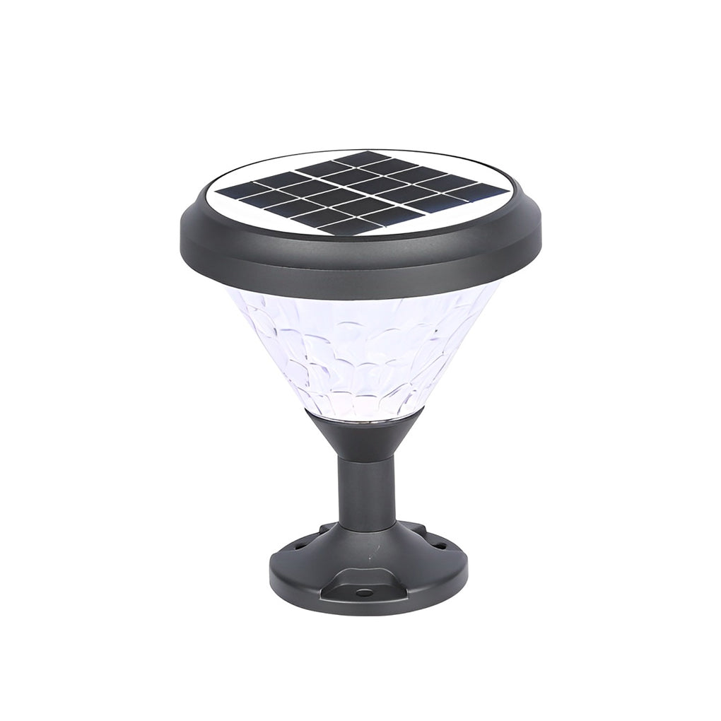 LumaGlow Solar Fence Post Light – Modern Gradient LED Outdoor Lantern