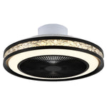 Nordic Minimalist Household Stepless Dimming Integrated Ceiling Fan Lamp