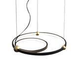 Circular Black Pendant Light Ha091476