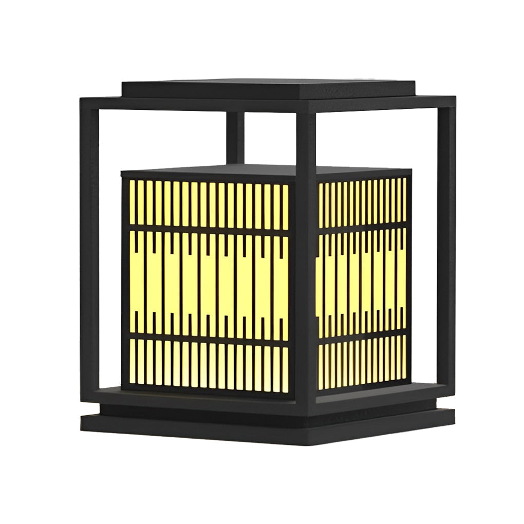 Square Vintage Design Outdoor Pillar Lights Li002112