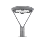 Modern Round Dual Motion Sensor Led Solar Post Lights Outdoor Pillar Lamp