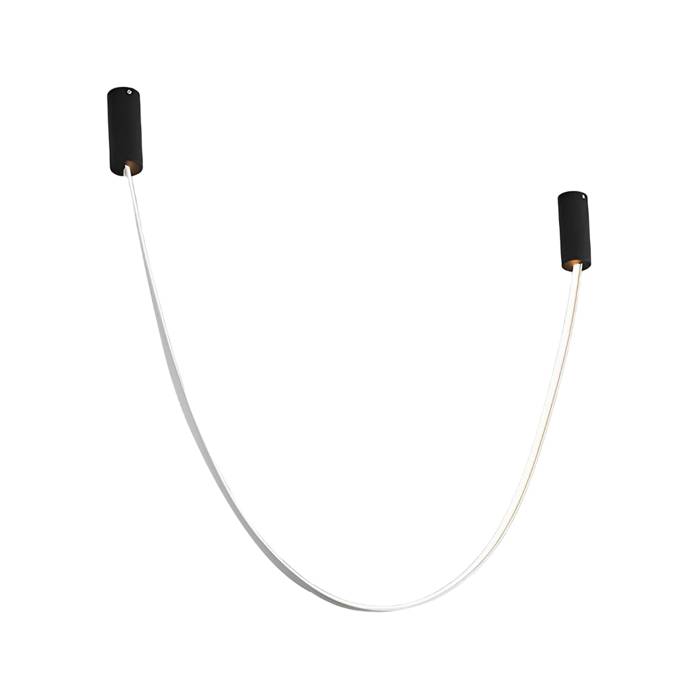 Flexible Long Leather Belts Pendant Light Ha082620