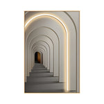 Decorative Led Light Canvas Hanging Painting With Remote