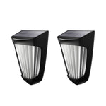 2Pcs Outdoor 10 Led Solar Fence Lights Waterproof