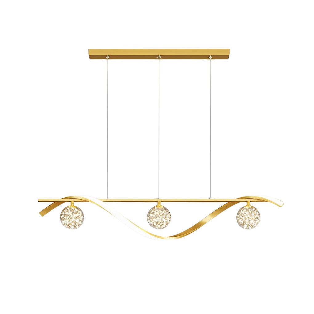 Long Waves Dining Room Chandelier Ha098563