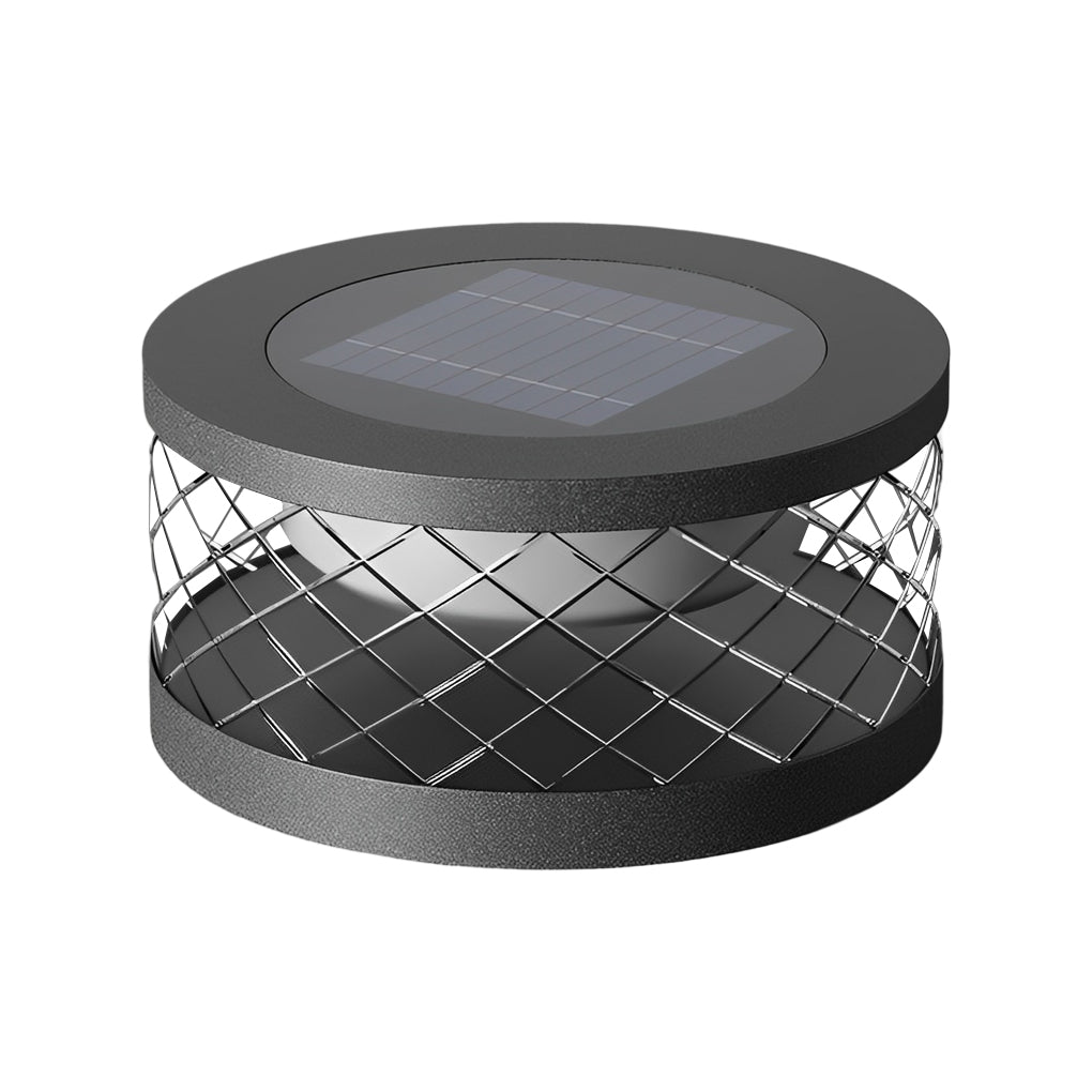 Round Solar Post Caps Light Ha091119