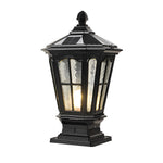 Retro Pavilion Shape Solar Powered Fence Post Light Ha080207