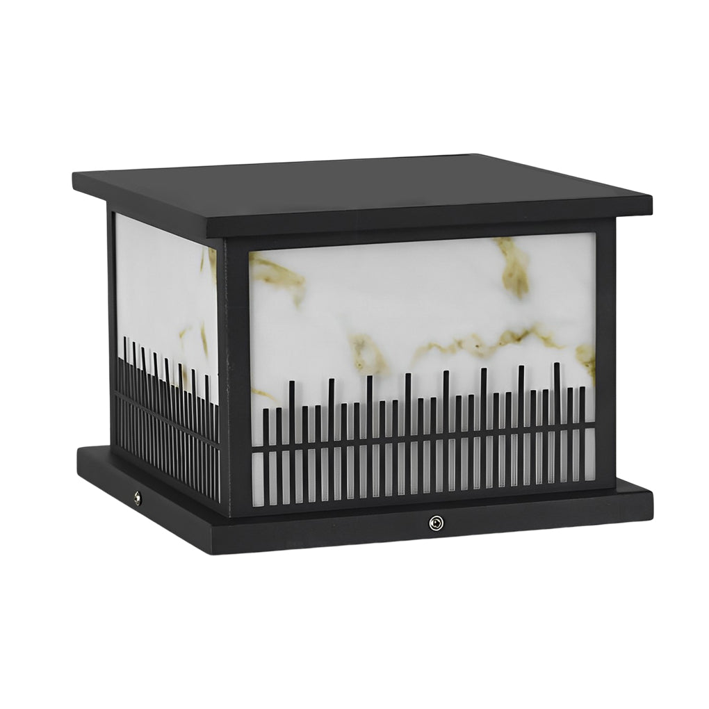 Square Solar Fence Post Lights Ha085236
