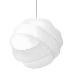 Simple Iron Silk Fabric Ball Wabi Sabi Creative Japanese Style Chandeliers
