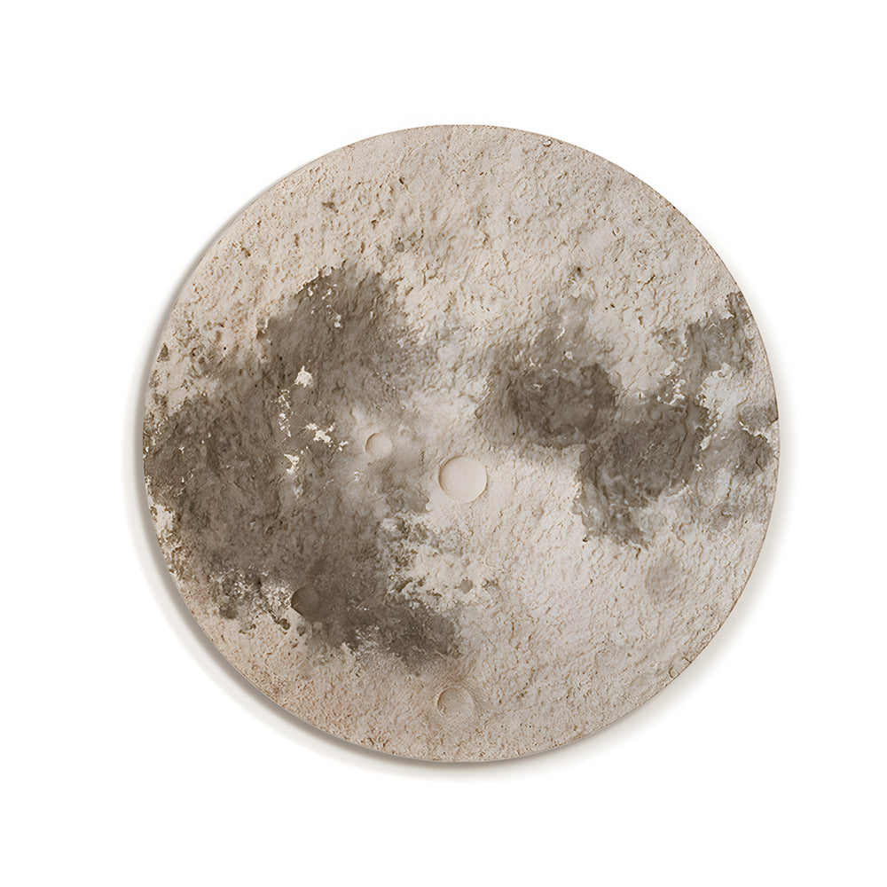 Round Moon 3D Sandstone Painting Usb Voice Control Decorative Painting