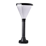 Cone Solar Path Light in Black Aluminum for Modern Landscapes
