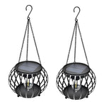 2Pcs Solar Outdoor Lantern Ha084664