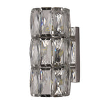 Cylindrical Crystal Three Step Dimming Light Led Modern Wall Sconces Lighting