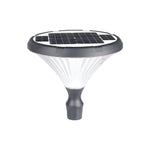 1 Light Black Outdoor Led Solar Lamp Post And Pole Street Light